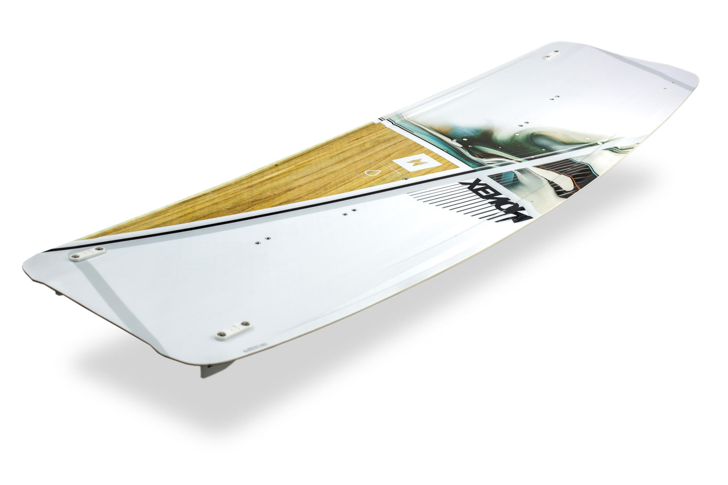 Xenon Rayo 2024 twintip kiteboard top view.